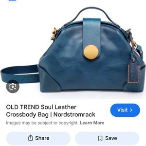 Old Trend Forrest green Leather Crossbody Bag